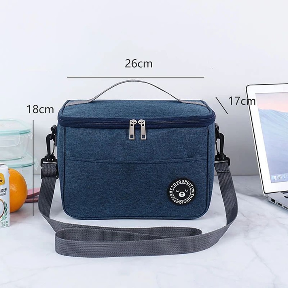 Foldable Insulated Cooler Bag For Picnics Lunch Leakproof Thermal Food Drink Carrier SML 7