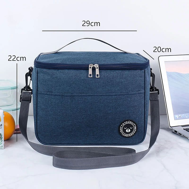 Foldable Insulated Cooler Bag For Picnics Lunch Leakproof Thermal Food Drink Carrier SML 11