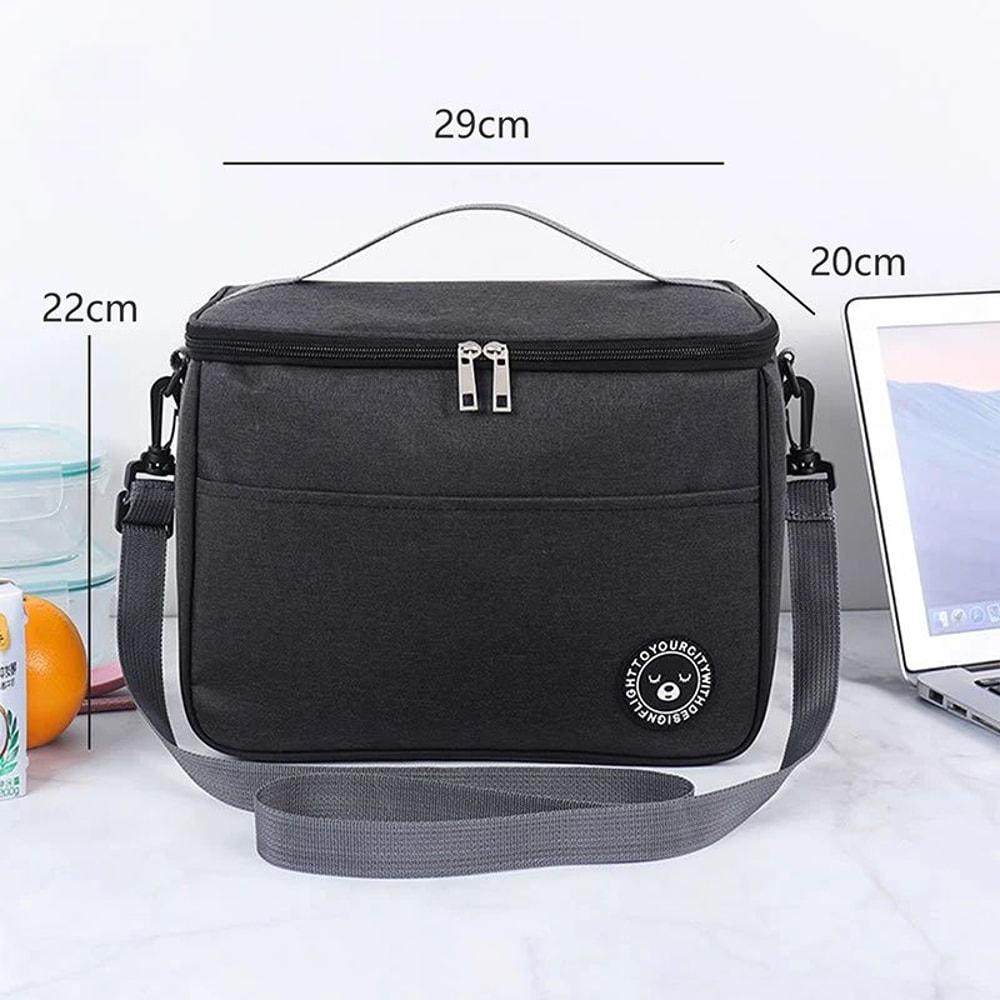 Foldable Insulated Cooler Bag For Picnics Lunch Leakproof Thermal Food Drink Carrier SML 12