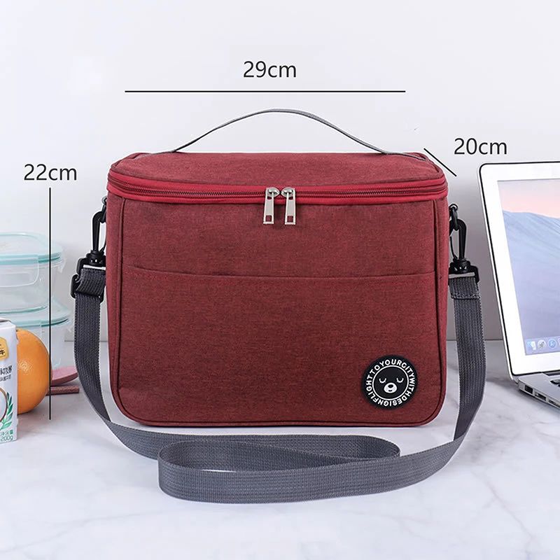 Foldable Insulated Cooler Bag For Picnics Lunch Leakproof Thermal Food Drink Carrier SML 10