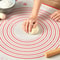 ExtraThick Silicone Pastry Mat With Measurements NonStick Kneading Rolling Baking Mat With Scale 5