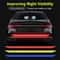 HighVisibility Reflective Warning Tape Sticker For Cars AntiCollision Safety Strip For Trunk Bumpe 5