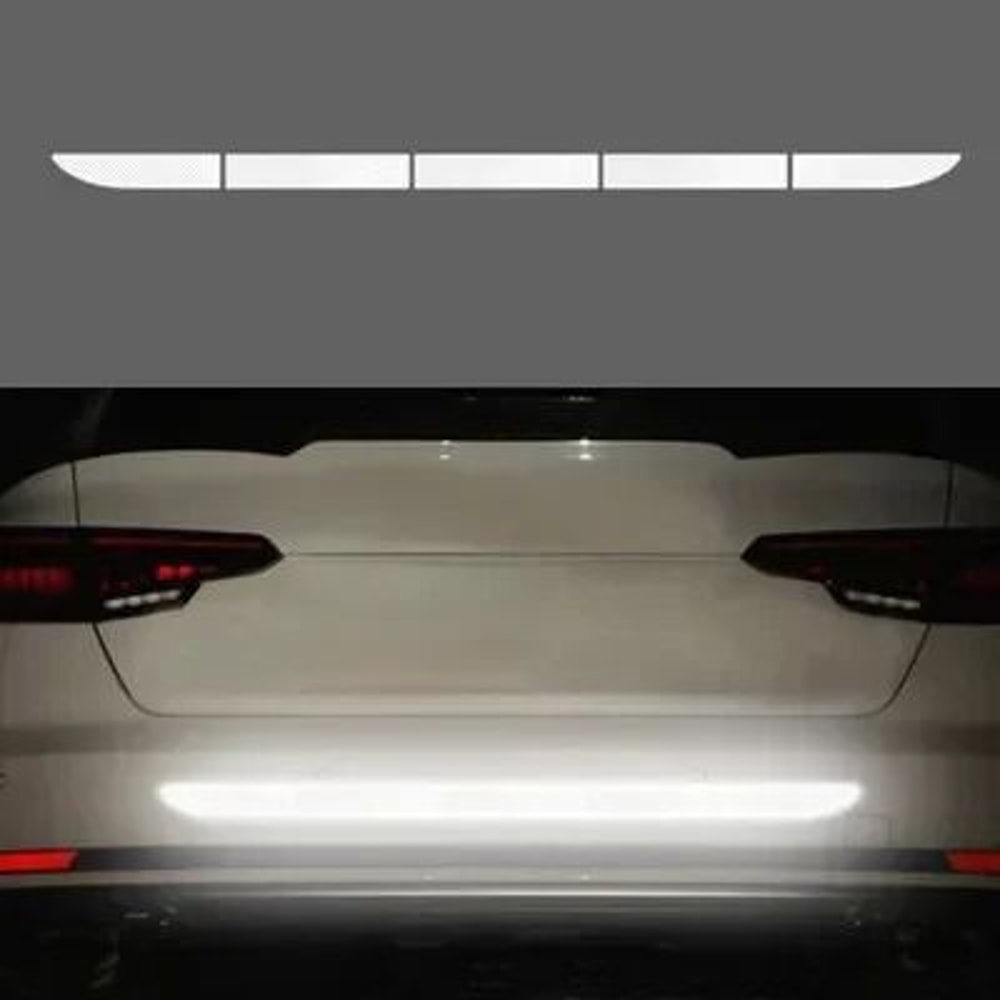HighVisibility Reflective Warning Tape Sticker For Cars AntiCollision Safety Strip For Trunk Bumpe 7