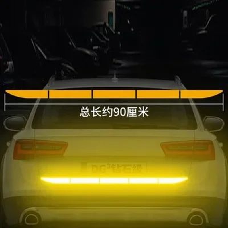 HighVisibility Reflective Warning Tape Sticker For Cars AntiCollision Safety Strip For Trunk Bumpe 10