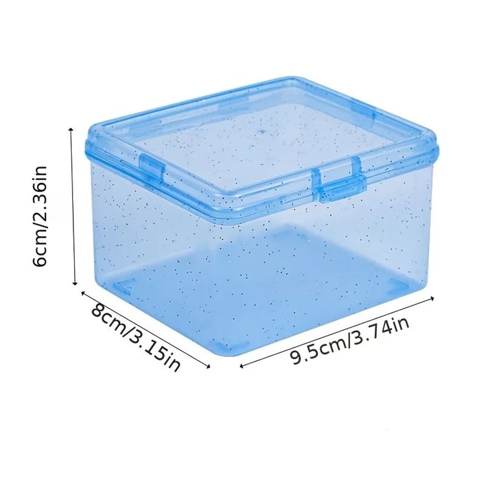 Compact Card Storage Box Plastic Business Card Holder Desktop Office Desk Organizer For Cards Sma 1