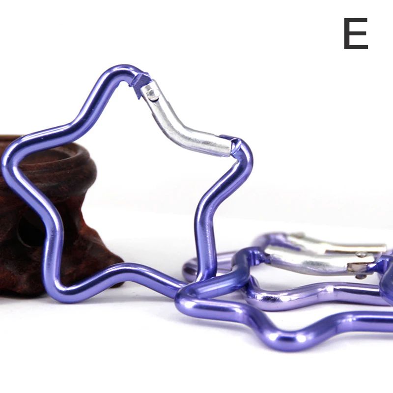 StarLock Aluminum Alloy Star Shaped Carabiner Clip For Backpack Keys Outdoor Gear 10