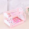 European Style Dollhouse Bunk Bed With Ladder Mini Double Bed Miniature Doll Furniture For Dollhou 3