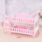 European Style Dollhouse Bunk Bed With Ladder Mini Double Bed Miniature Doll Furniture For Dollhou 4