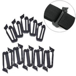 molle webbing buckle strap keepers (5-pack) - webbing end clip & belt end clip for secure backpack straps