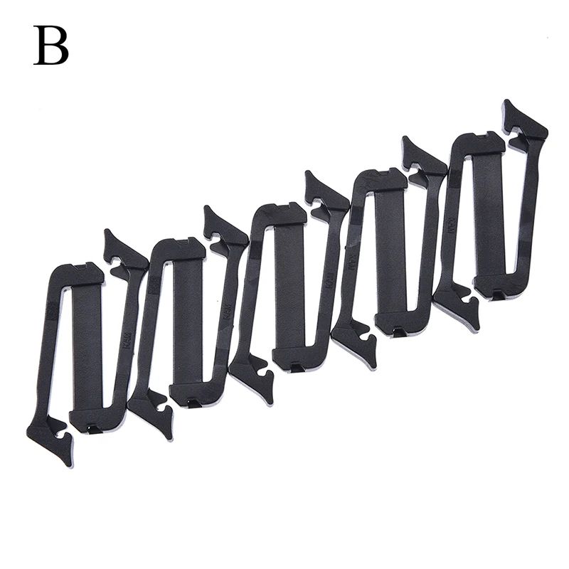 MOLLE Webbing Buckle Strap Keepers 5Pack Webbing End Clip Belt End Clip For Secure Backpack Strap 6