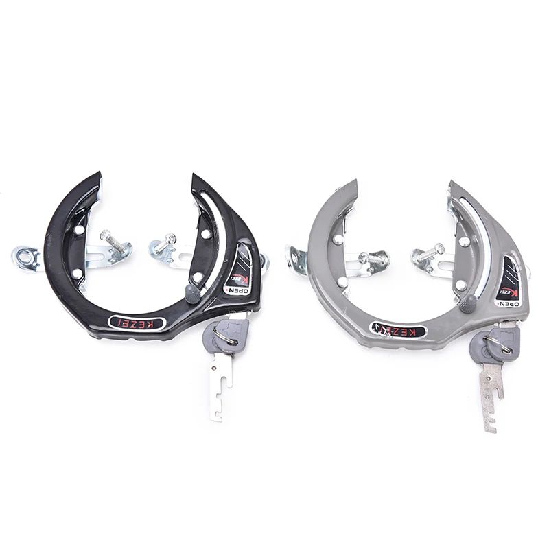 HeavyDuty Metal Horseshoe Bike Lock With Keys AntiTheft Bicycle Padlock For MTB City Bikes 0