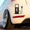 EV Battery Charger Funny Electric Vehicle Sticker Reflective EV Decal For Car Truck Charging Port 4