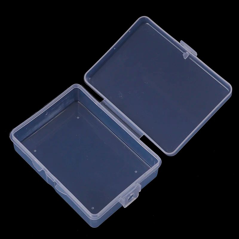 Transparent Storage Box Mini Clear Plastic Organizer Case 354x256x118 In For Crafts Jewelry Small 1