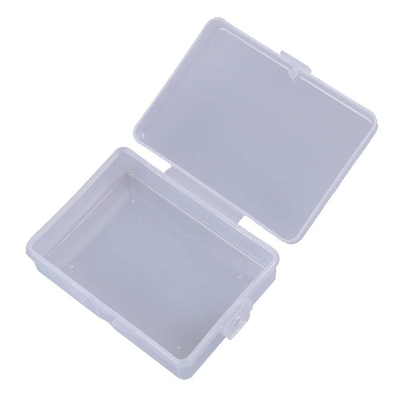 Transparent Storage Box Mini Clear Plastic Organizer Case 354x256x118 In For Crafts Jewelry Small 5