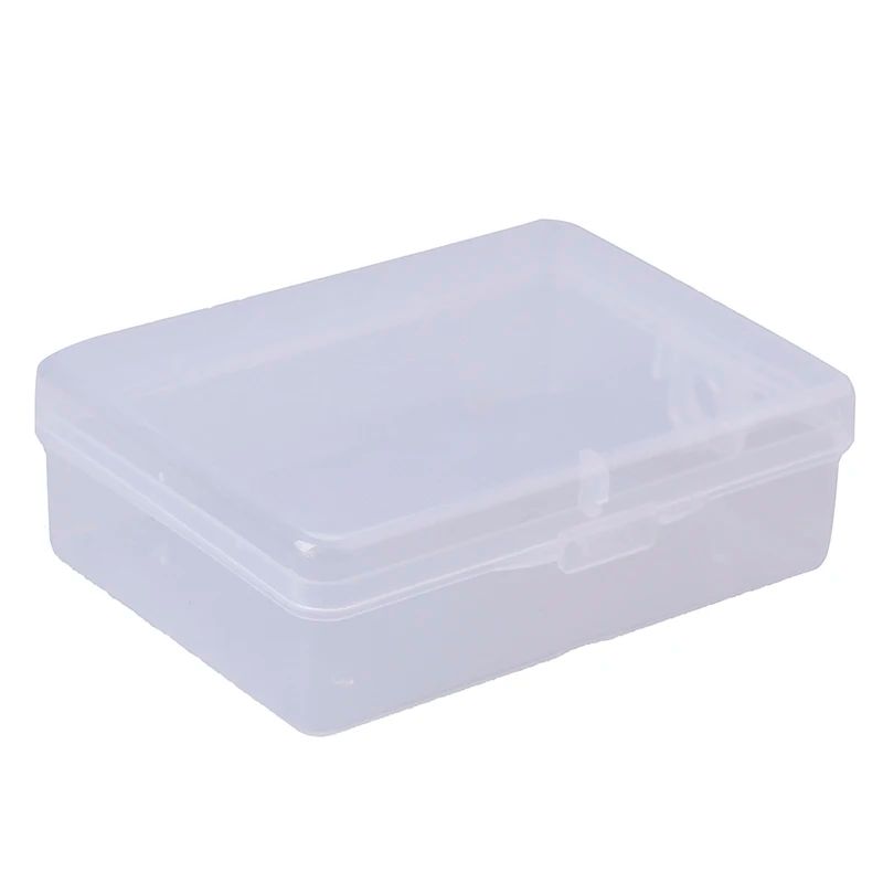 Transparent Storage Box Mini Clear Plastic Organizer Case 354x256x118 In For Crafts Jewelry Small 6