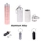 Waterproof Aluminum Mini Pill Box Keychain Portable Travel Pill Container Vitamin Holder 2