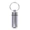 Waterproof Aluminum Mini Pill Box Keychain Portable Travel Pill Container Vitamin Holder 7