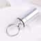 Waterproof Aluminum Mini Pill Box Keychain Portable Travel Pill Container Vitamin Holder 9