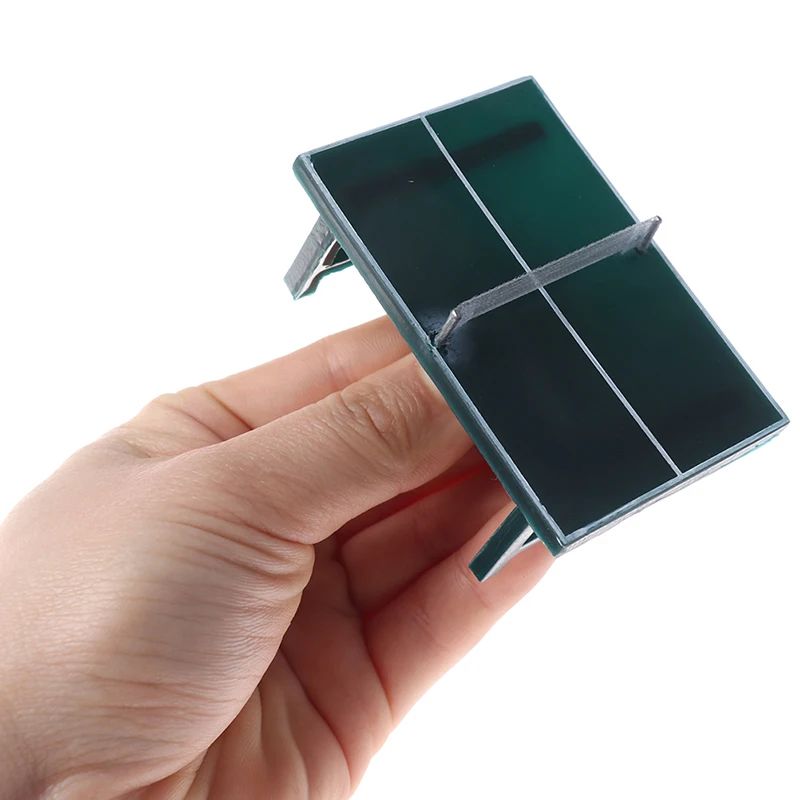 112 Miniature Ping Pong Table Set With Net Balls Rackets Dollhouse Sports Room Decor 6