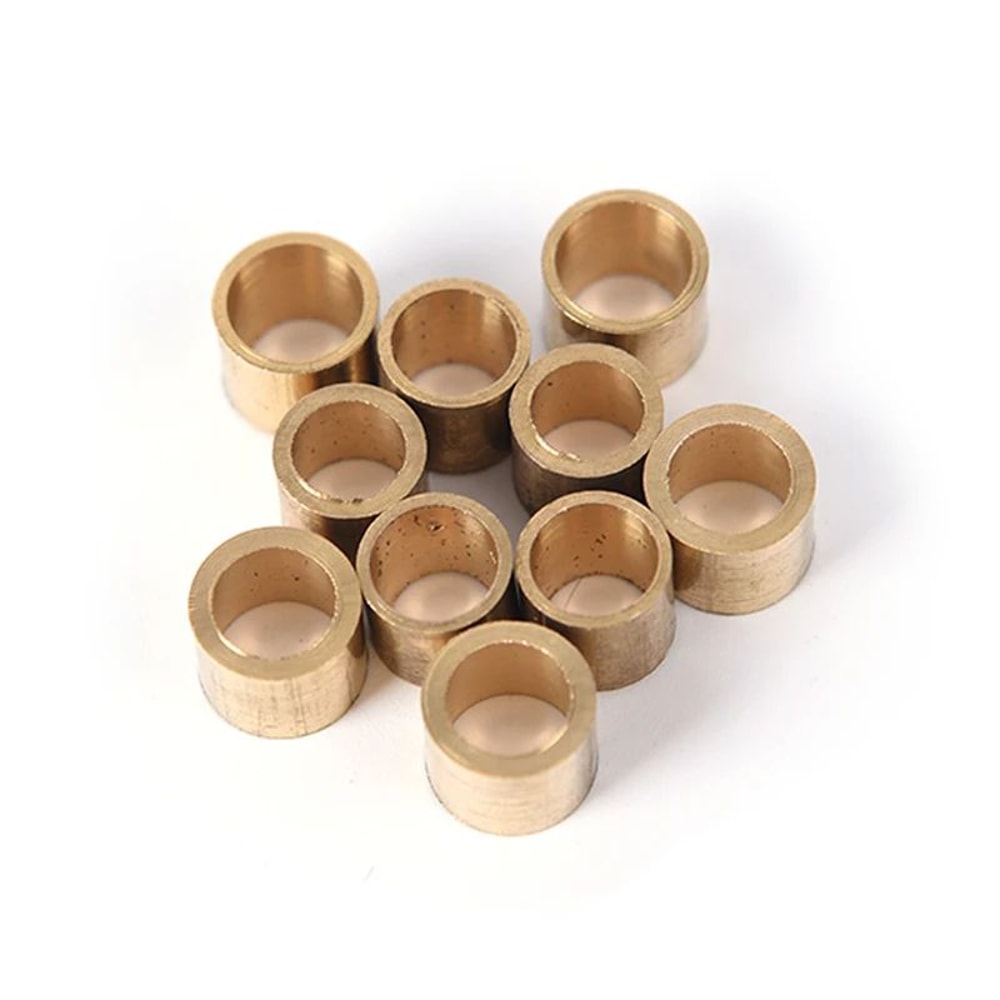 5Pack CopperBrass Pool Cue Ferrules 9mm 10mm Snooker Cue Repair Ferrule Set 3