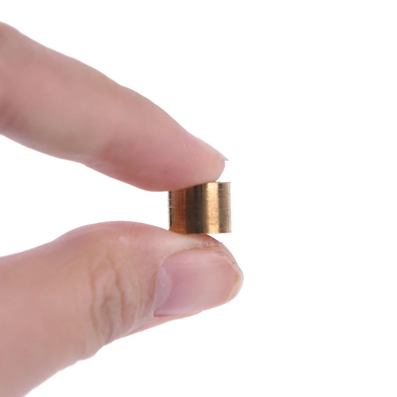 5Pack CopperBrass Pool Cue Ferrules 9mm 10mm Snooker Cue Repair Ferrule Set 4