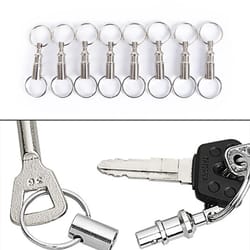 quick release detachable keychain set (3–5pcs) pull apart key ring for everyday carry