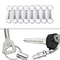 Quick Release Detachable Keychain Set 35pcs Pull Apart Key Ring For Everyday Carry 0