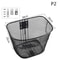 Foldable Metal Front Bicycle Basket For Mountain Bikes Removable Storage Carrier For Shopping Out 7