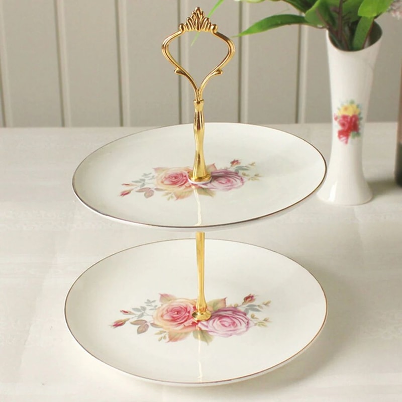3Tier Cake Stand Hardware Kit Adjustable Handle Rod Set For DIY Dessert Tiered Tray Stands 6