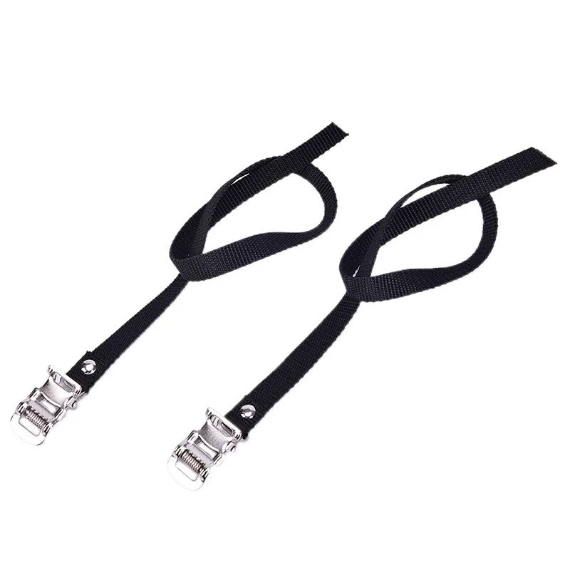 Adjustable Bike Pedal Straps For Cycling Spin Bikes NonSlip Toe Strap Pair 1