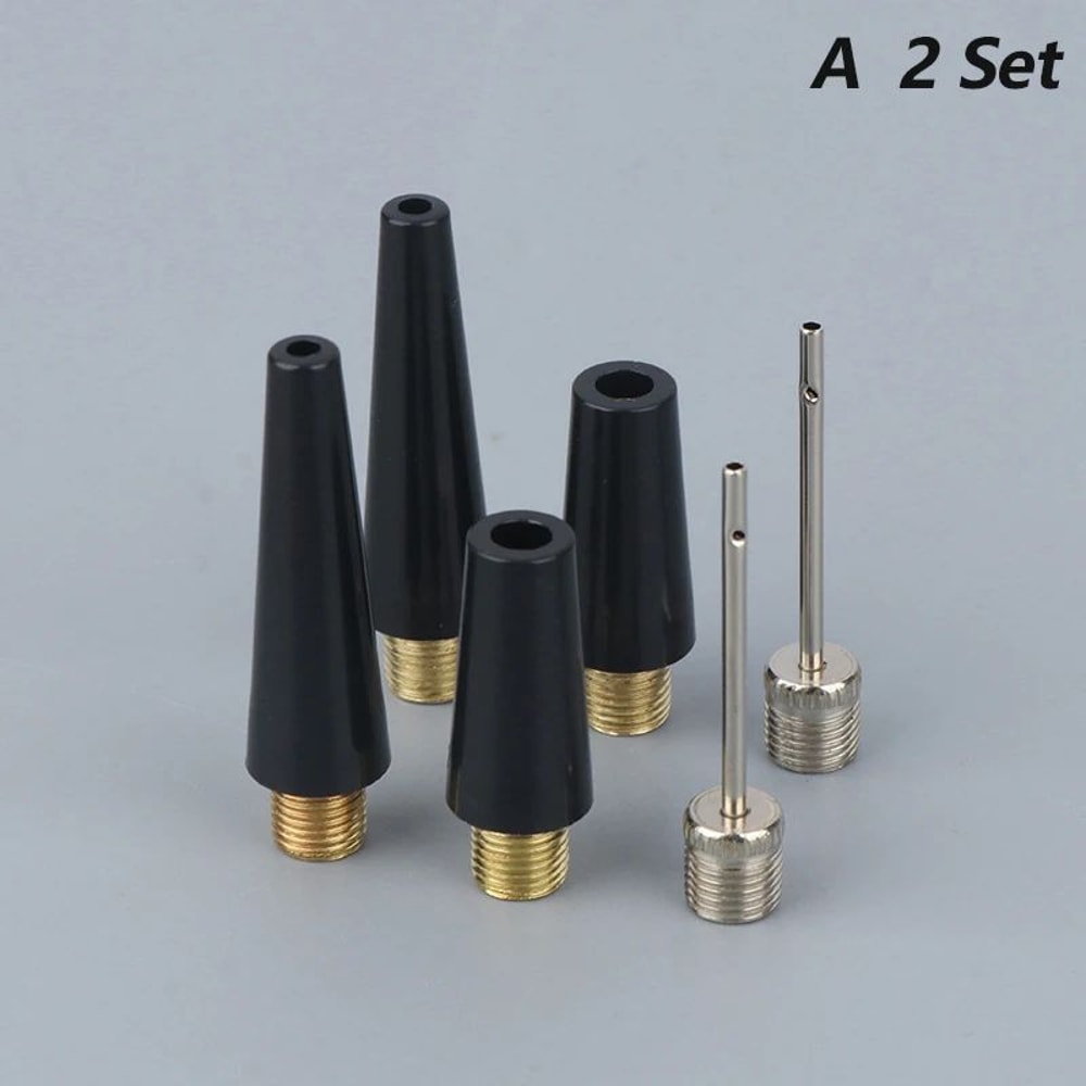 Ball Pump Needle Inflatable Needle Adapter Kit Air Valve Adapter Set For Sports Balls Bike Tires 6
