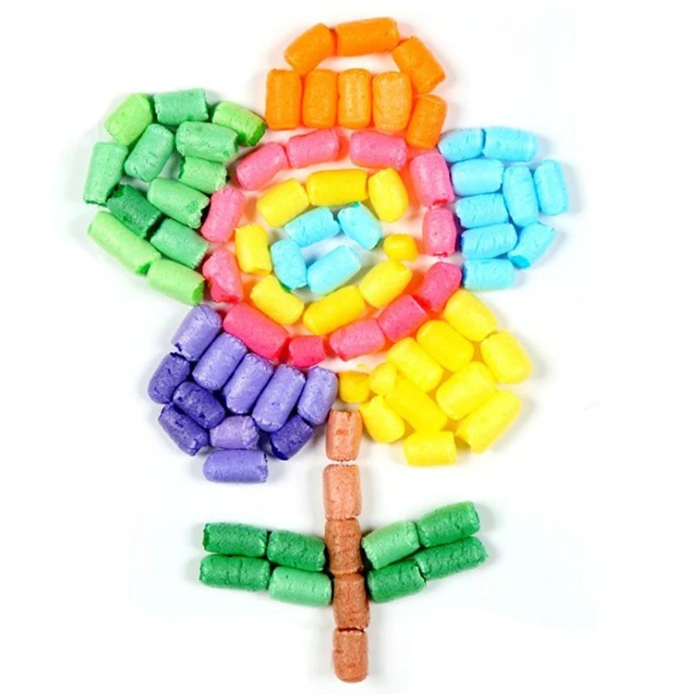 500Piece Magic Corn Building Blocks Set WaterActivated Corn Starch Craft Kit For Kids 3