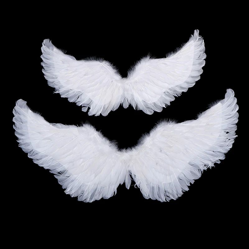 Angel Wings Costume Set With Feather Angel Wings Halo Headband Star Wand For Kids And Adults 1