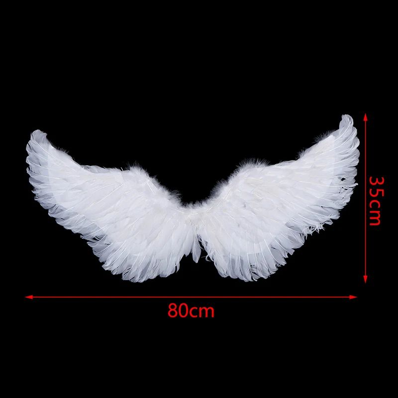 Angel Wings Costume Set With Feather Angel Wings Halo Headband Star Wand For Kids And Adults 7