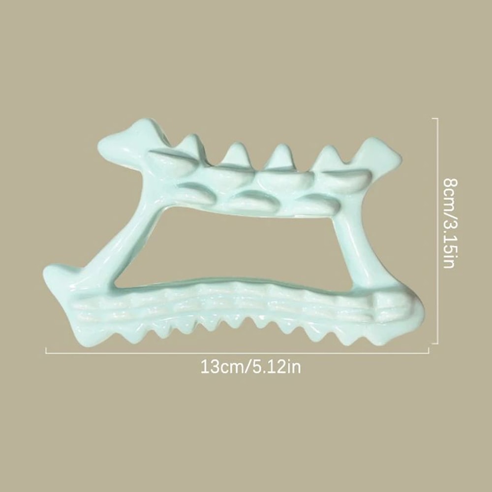 Ceramic Gua Sha Massage Board For Face Body Sculpting Lymphatic Drainage And Muscle Relief 5