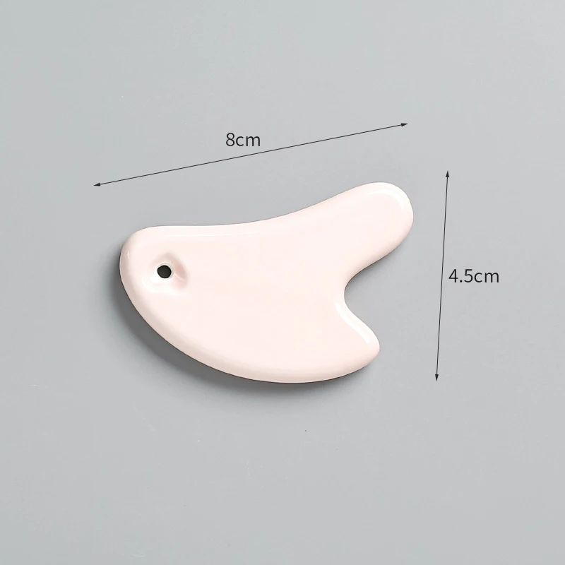 Ceramic Gua Sha Massage Board For Face Body Sculpting Lymphatic Drainage And Muscle Relief 12
