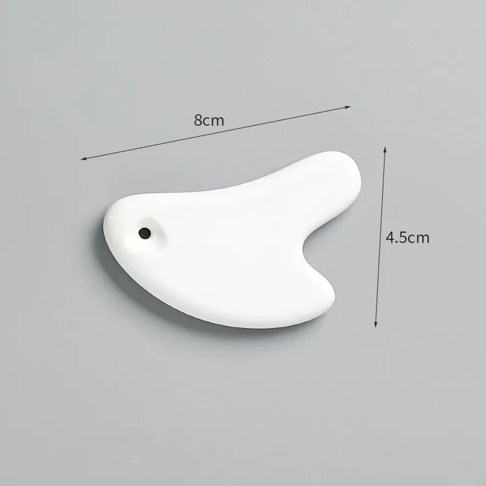 Ceramic Gua Sha Massage Board For Face Body Sculpting Lymphatic Drainage And Muscle Relief 13