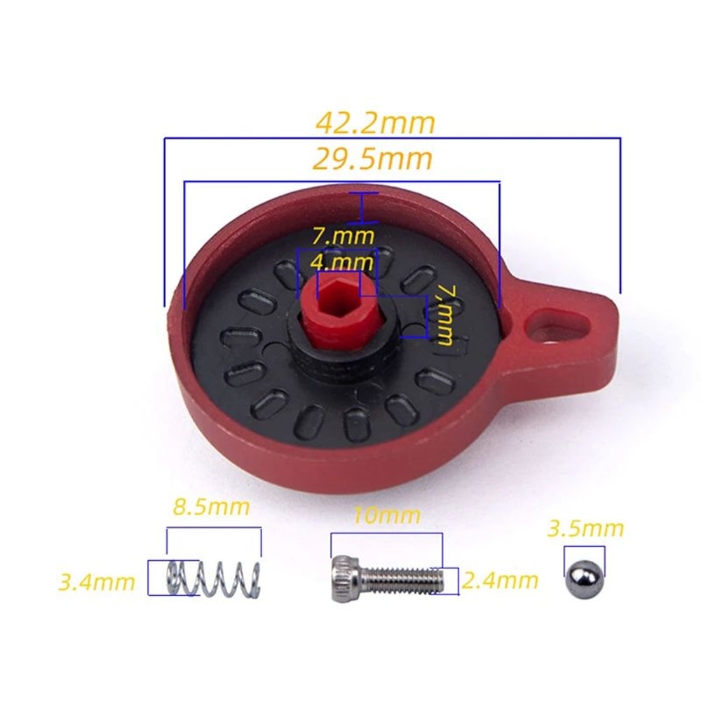 SR Suntour XCRXCM Manual Lockout Cap Lightweight Bike Fork Lock Cap Replacement 5