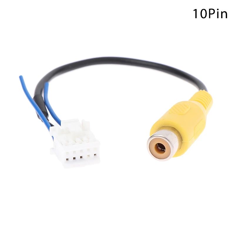 Universal 10Pin Backup Camera RCA Adapter Cable For Android Car Stereo Radios 0