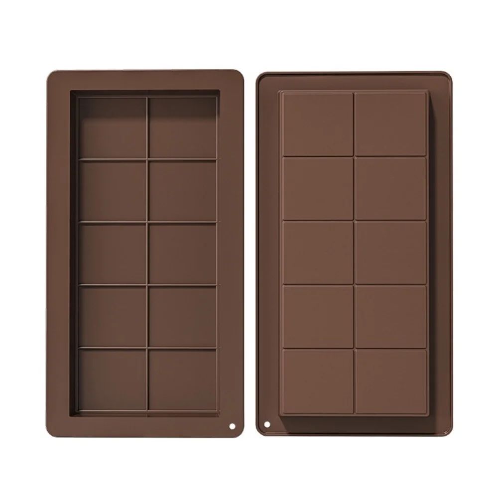 NonStick Silicone Chocolate Mold Tray Reusable Chocolate Bar Candy Mold For DIY Treats 7