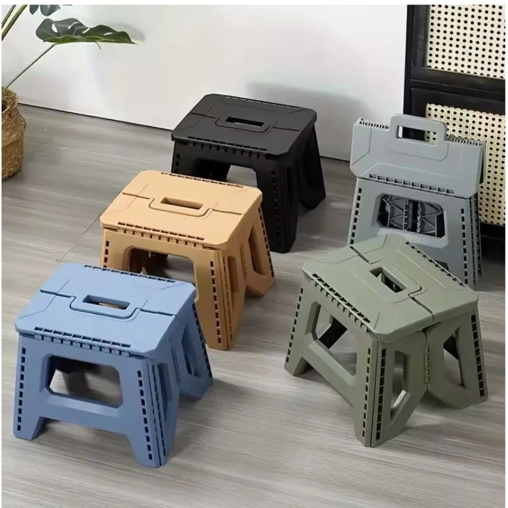 Thickened Portable Folding Stool Heavy Duty Collapsible Camping Fishing Seat 5