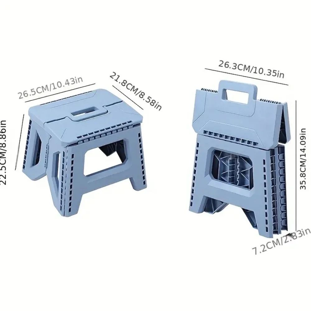 Thickened Portable Folding Stool Heavy Duty Collapsible Camping Fishing Seat 6