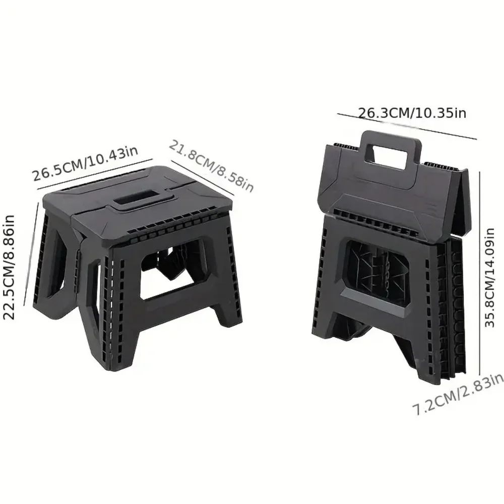 Thickened Portable Folding Stool Heavy Duty Collapsible Camping Fishing Seat 10