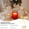 Rotating Christmas Tea Light Candle Holder Gold Metal Candle Carousel Centerpiece 2