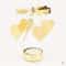 Rotating Christmas Tea Light Candle Holder Gold Metal Candle Carousel Centerpiece 8