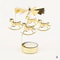 Rotating Christmas Tea Light Candle Holder Gold Metal Candle Carousel Centerpiece 11