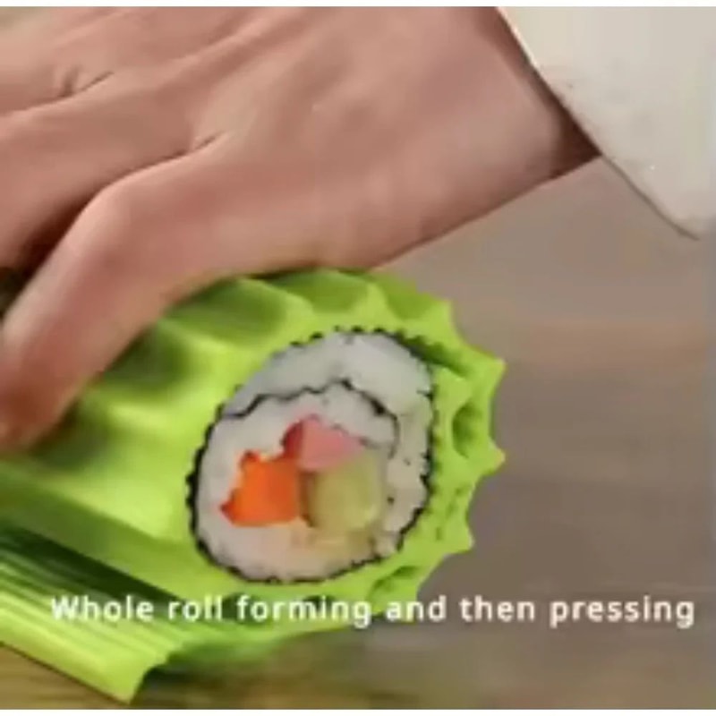 Silicone Sushi Making Kit With Rolling Mat Easy Homemade Sushi For Beginners Kids 2