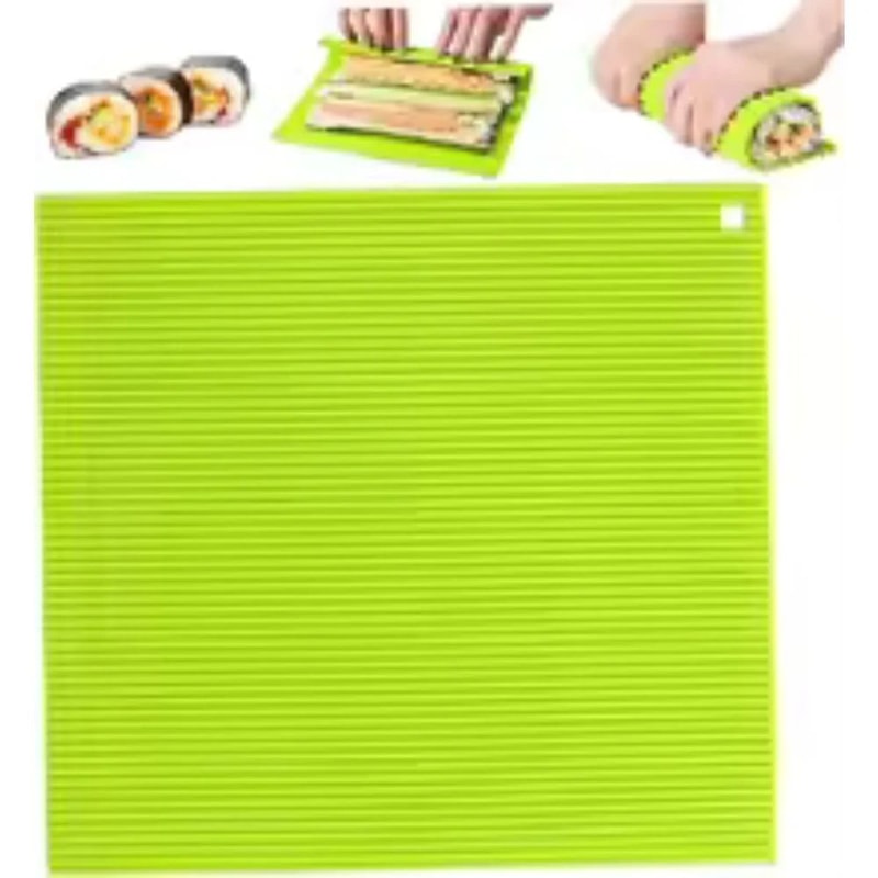 Silicone Sushi Making Kit With Rolling Mat Easy Homemade Sushi For Beginners Kids 5