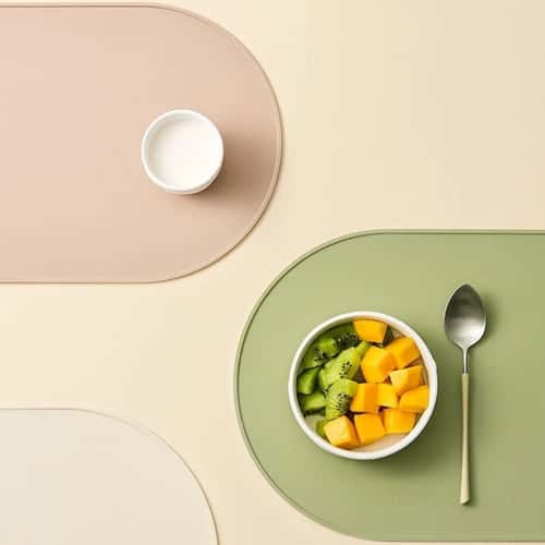 Heat-Resistant Silicone Placemat – Waterproof, Reusable, Easy-Clean Table Mat for Daily Dining