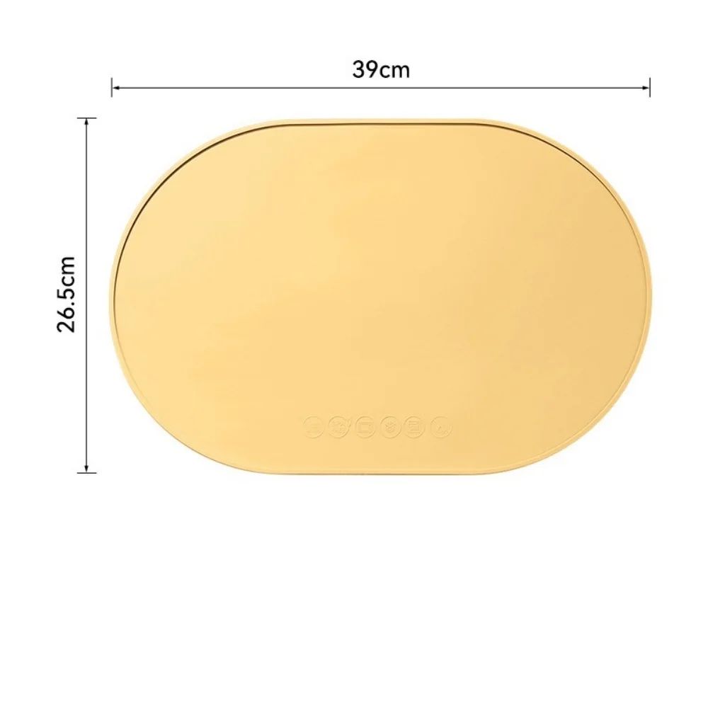HeatResistant Silicone Placemat Waterproof Reusable EasyClean Table Mat For Daily Dining 9